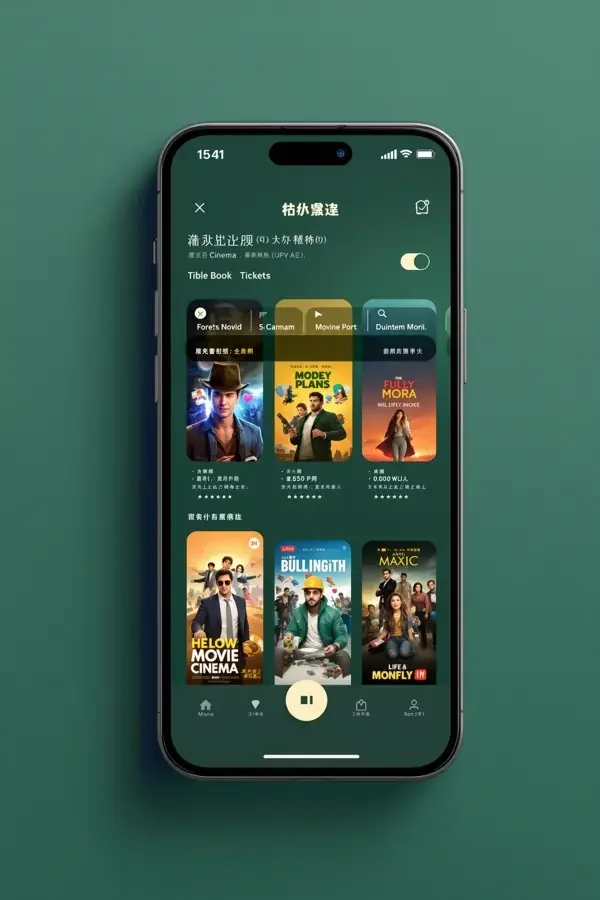 51电影 APP 界面预览